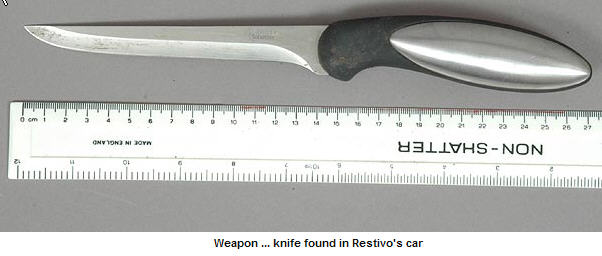 Daniel Restivo's 6" knife - the same 6" knife used to kill Jong Ok Shin?